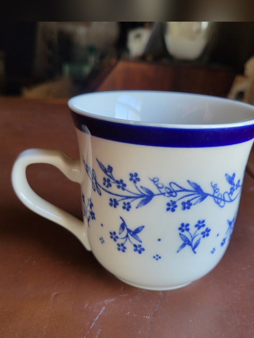 Sango Provence 260 Bouquet Blue Tea Or Coffee Cup Mug made in Japan
